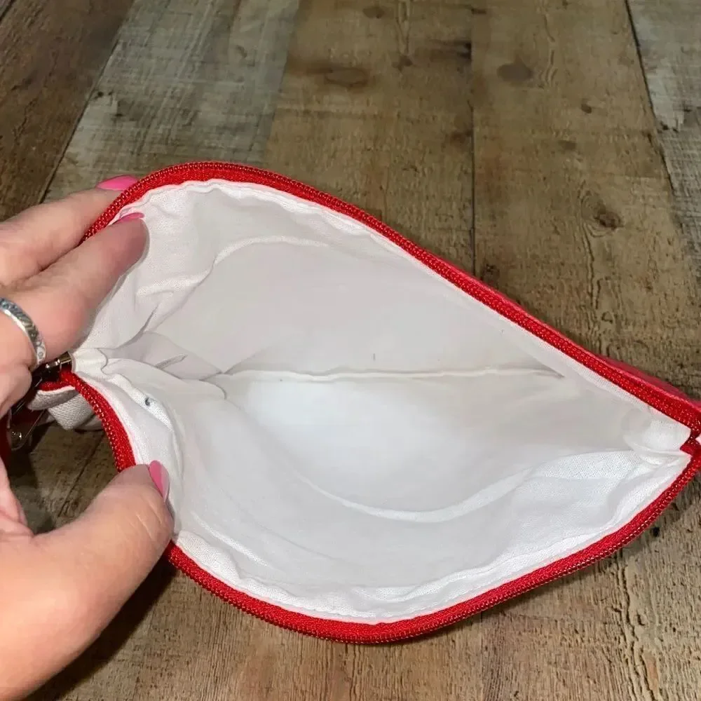 💜 Dansko Eco Bag makeup vanity bag pouch zippered case.
